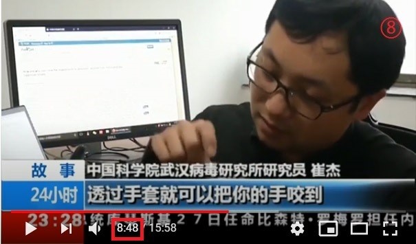 Video shows Wuhan lab scientists admit to being bitten by bats
